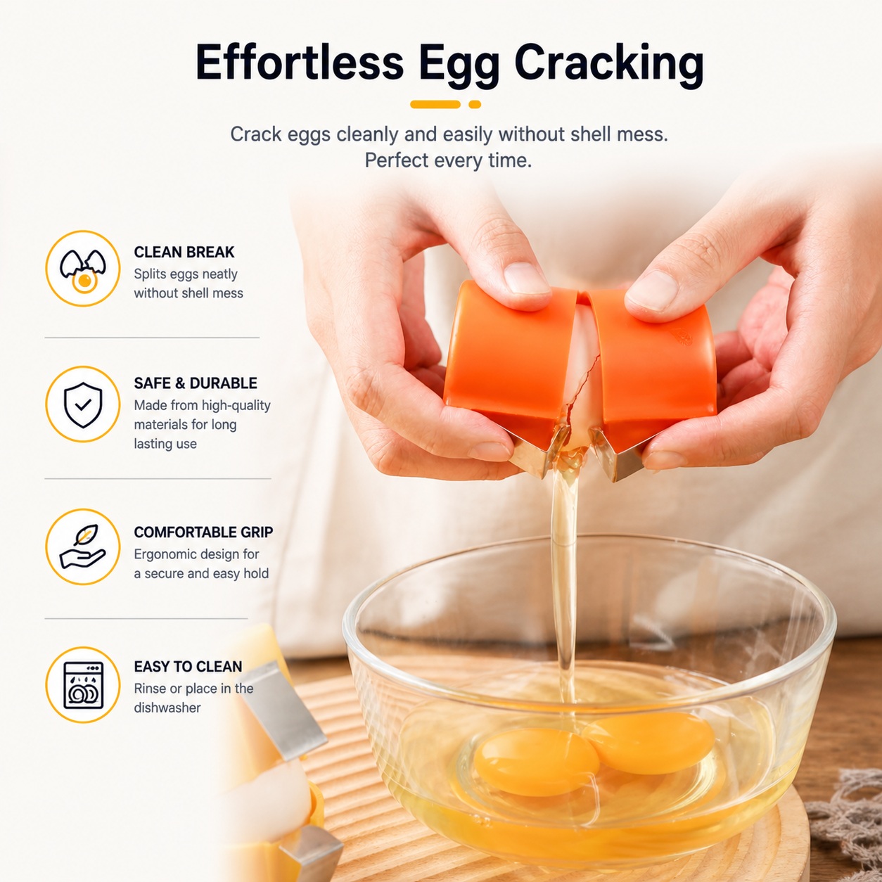 Portable Eggshell Opener