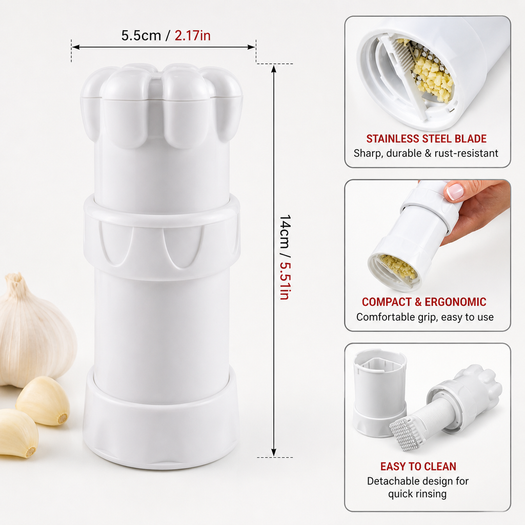 Multifunctional Garlic Cutter