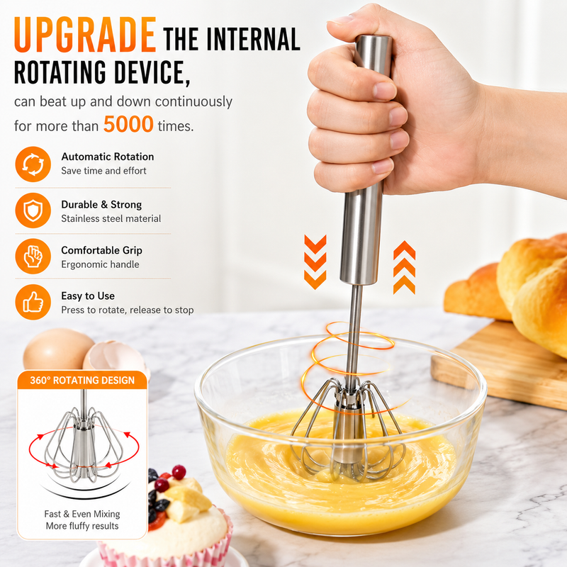 Semi Automatic Whisk