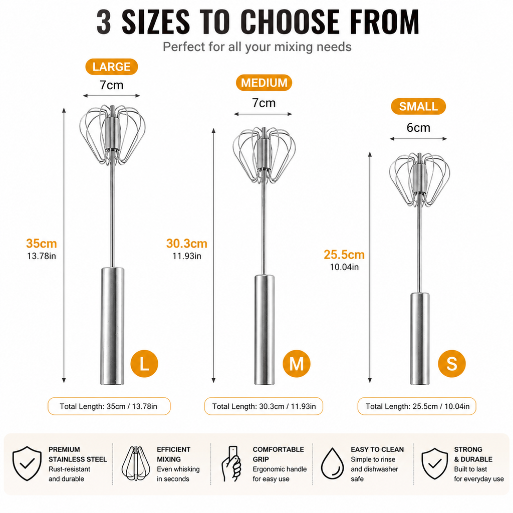 Semi Automatic Whisk
