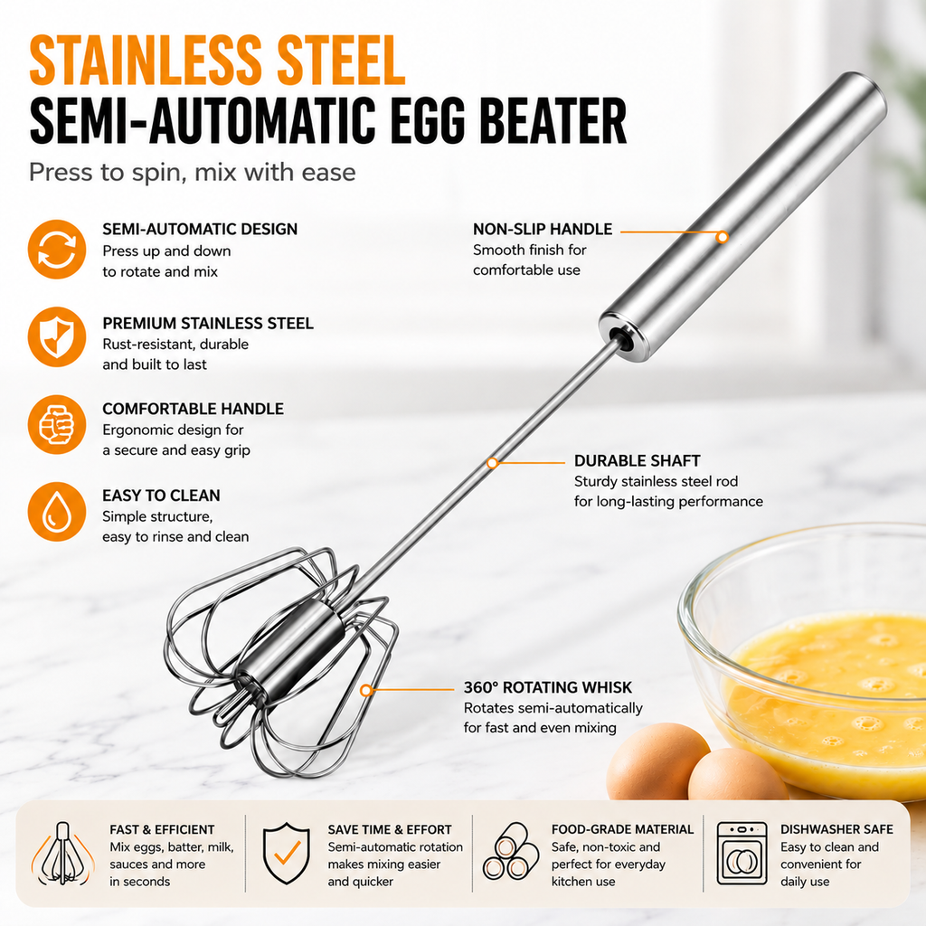 Semi Automatic Whisk